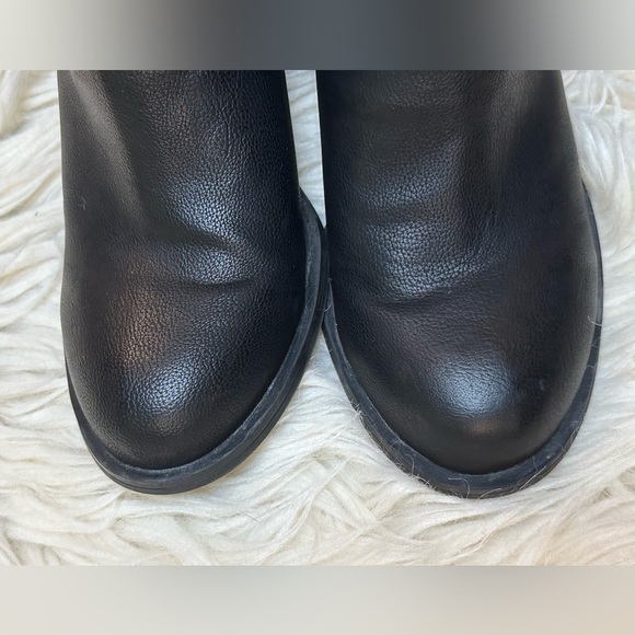 Circus by Sam Edelman Jolie Black Leather Fringe Bootie Size 7.5 - Picture 4 of 8